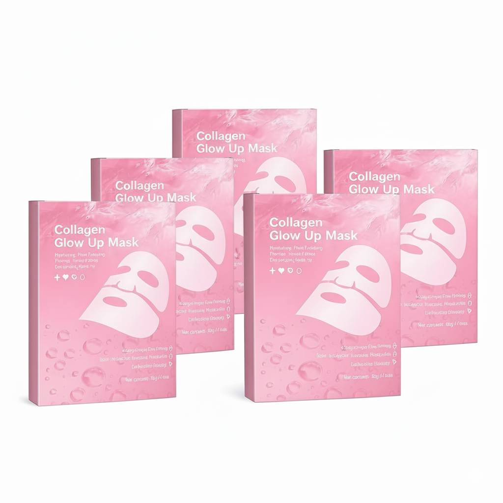 Collagen Glow Up 2.0 ( 04 Masques dans 01 PACK )